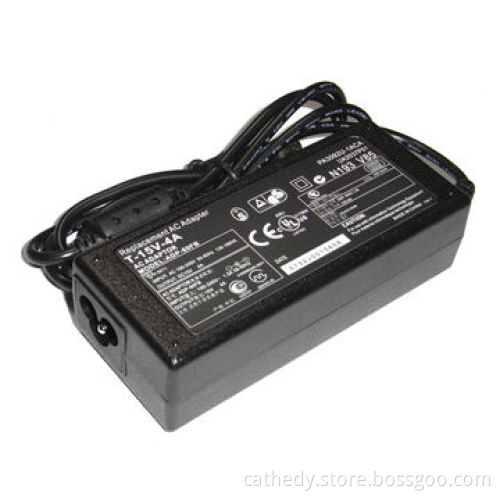 15V/4A 75W Notebook Adapter for Toshiba, with Short-circuit Protection Output